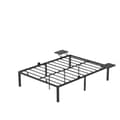 Miniatyrbillede 1 af 8: Rootz Bed Frame - Metal Bed Frame - Black Bed Frame - Robust support - 190 cm x 140 cm x 41,3 cm