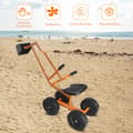 Miniatyrbillede 2 af 8: Børns sandgravemaskine, 88x33x35,5 cm/105x33x38,5 cm, Orange