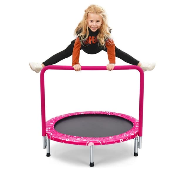 Børne trampolin, 92x80.5 cm, Pink
