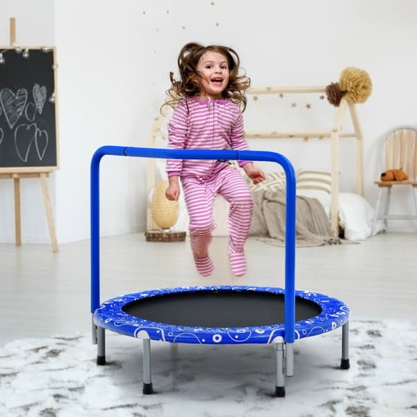 Børne trampolin, 92x80.5 cm, Blå
