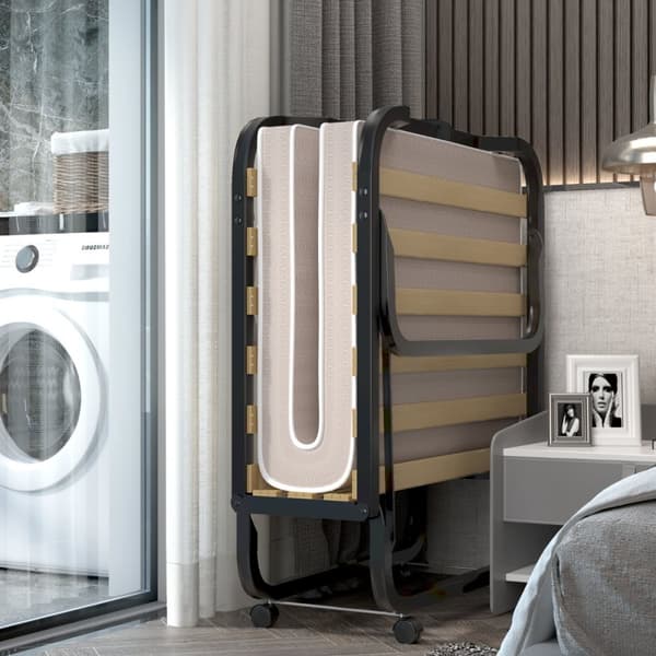 Foldeseng, 200x90x41 cm, Beige