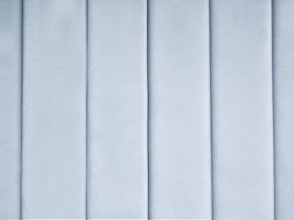 Dobbeltseng Lyseblå Fløyel 160 x 200 cm Sengegavl Metallben Moderne design Sengeramme Soverom