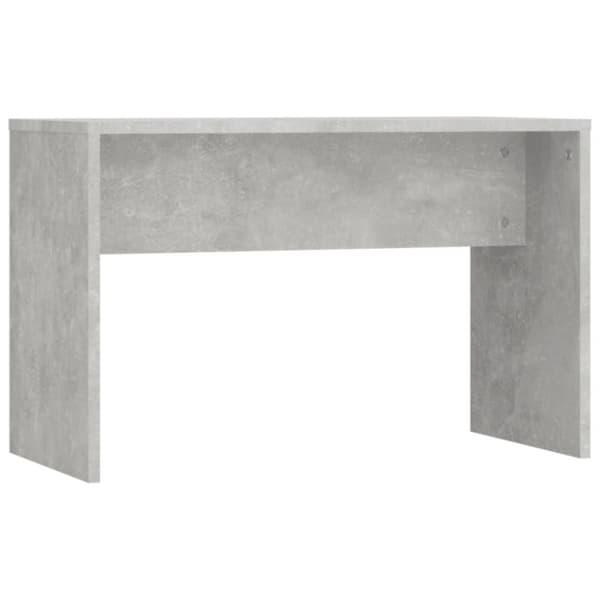 vidaXL Sminkbord LED betonggrå konstruerat trä