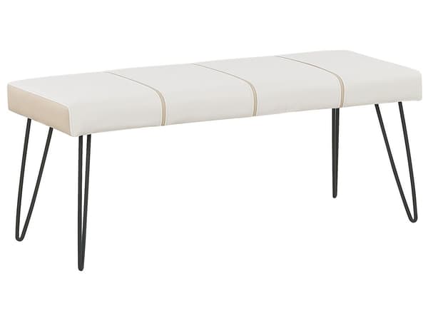 Soveromssett Hvit 160 x 200 cm Seng 2 Nattbord Sengebenk Moderne sengegavl