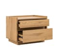 Miniatyrbilde 2 av 6: Nattbord SACHA 50x40xH40cm, melamin med eikebark