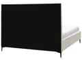 Miniatyrbilde 10 av 11: Soveromssett Boucle Off-white 180 x 200 cm Seng med Oppbevaring 2 Nattbord med Skuffer Glamorøs Stil