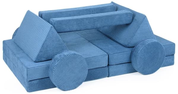 Modulär barnsoffa, leksoffa, sofflekset, bäddsoffa för barn