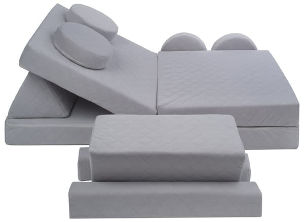 Modulär barnsoffa, leksoffa, sofflekset, bäddsoffa för barn