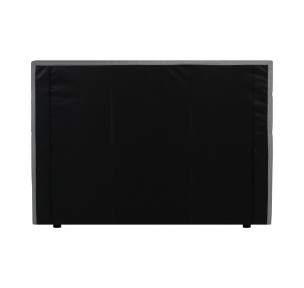 Continental bed LEIKO 160x200cm, grey
