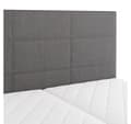 Pikkukuva 5 / 6: Continental bed LEIKO 160x200cm, grey