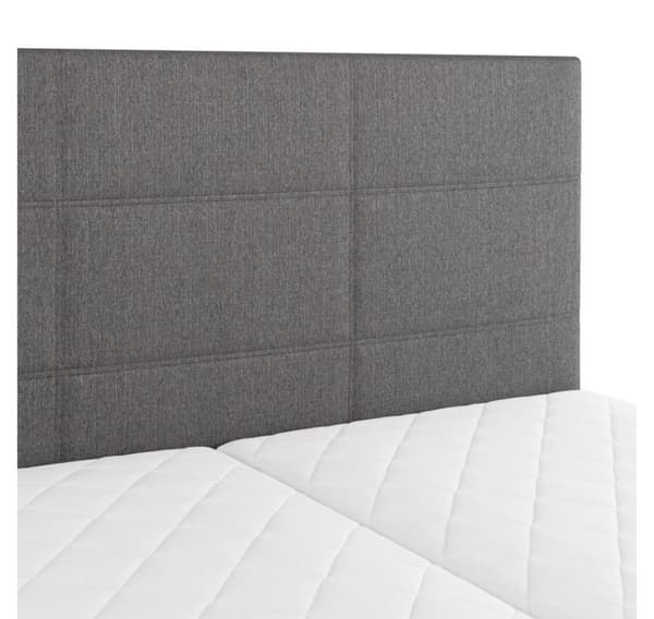 Continental bed LEIKO 160x200cm, grey