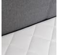 Pikkukuva 6 / 6: Continental bed LEIKO 160x200cm, grey