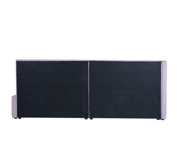 Sänky JASPER 90x200cm patjalla HARMONY UNO, violetti ruusu