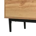 Miniatyrbillede 5 af 8: Moderne træskænk med tre låger og hylder, 160 x 35 x 76 cm