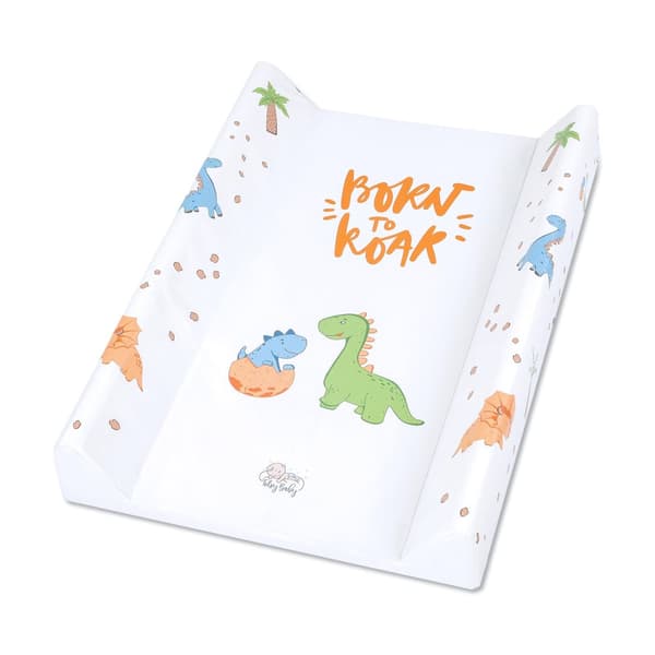 Hoitoalusta 70 x 47 cm - kiinteä hoitoalusta kiila hoitopöytä pestävä hoitoalusta dinosaurus kuvio