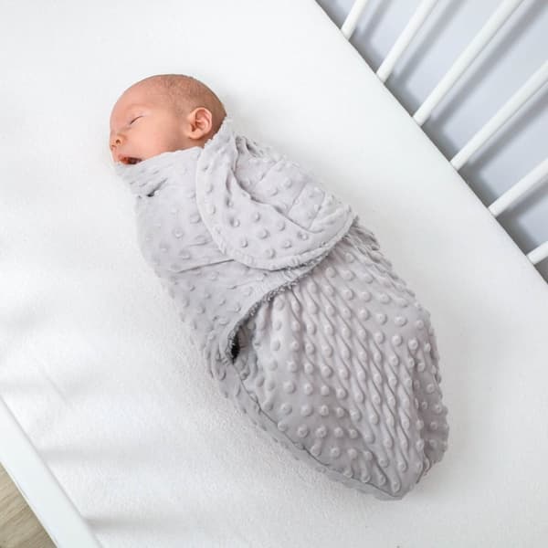 Baby linda 0-3 månader vinter - linda filt linda filt babysäck med minky grå