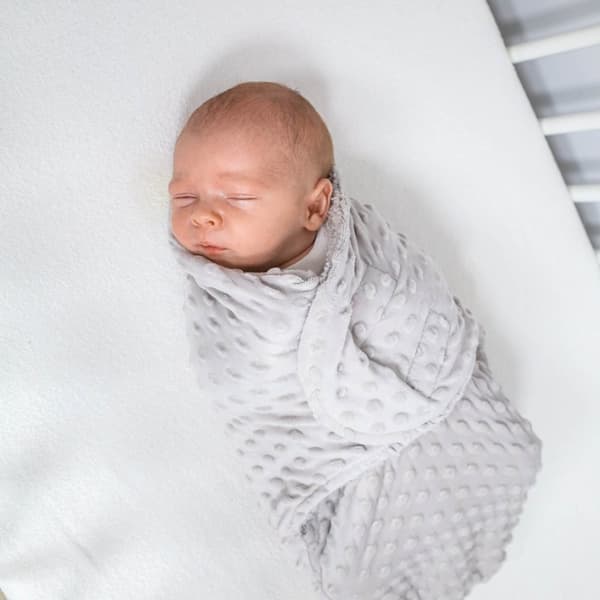 Baby linda 0-3 månader vinter - linda filt linda filt babysäck med minky grå