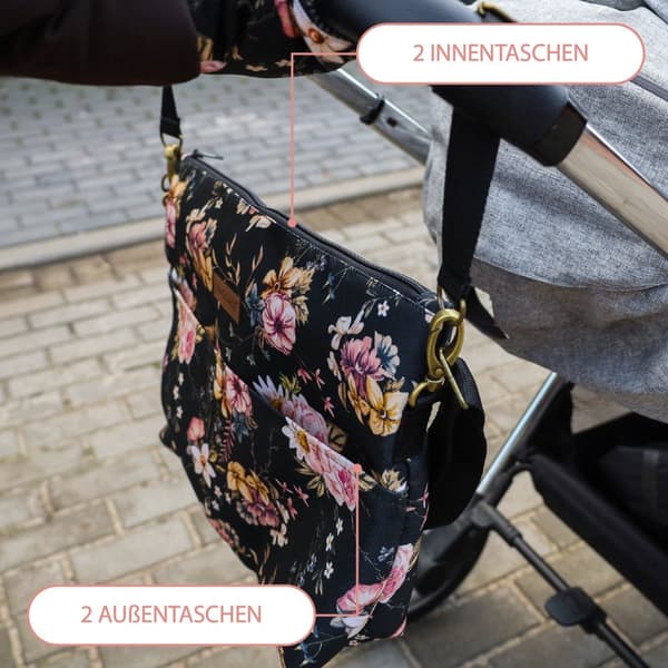 Stroller Organizer Vintage - vaippalaukku vaunuihin tai vaunuihin