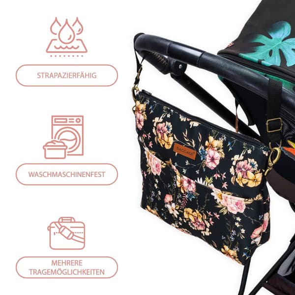 Stroller Organizer Vintage - vaippalaukku vaunuihin tai vaunuihin