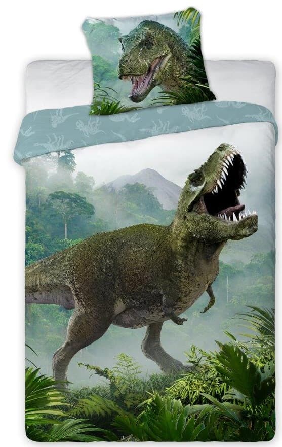 T-Rex Påslakanset 140x200 cm - 100 procent bomull