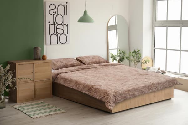 SET PAT CATIFEA PRINTATA KING SIZE DUST