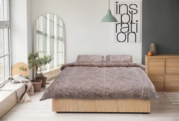 SET PAT CATIFEA PRINTATA KING SIZE DUST
