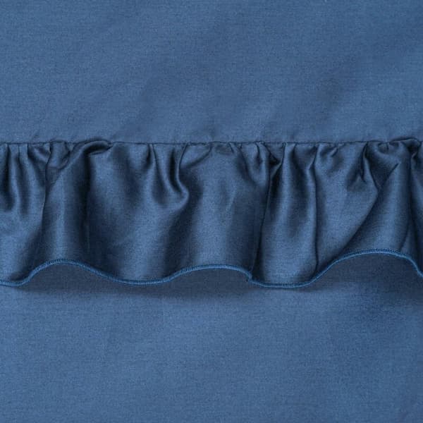 SATIN SÄNGSET VENUS 160 X 200 CM MÖRKBLÅT