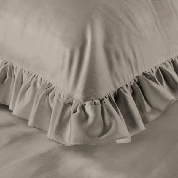 SATIN SENGE SÆT VENUS 160 X 200 CM LYSEBRUN