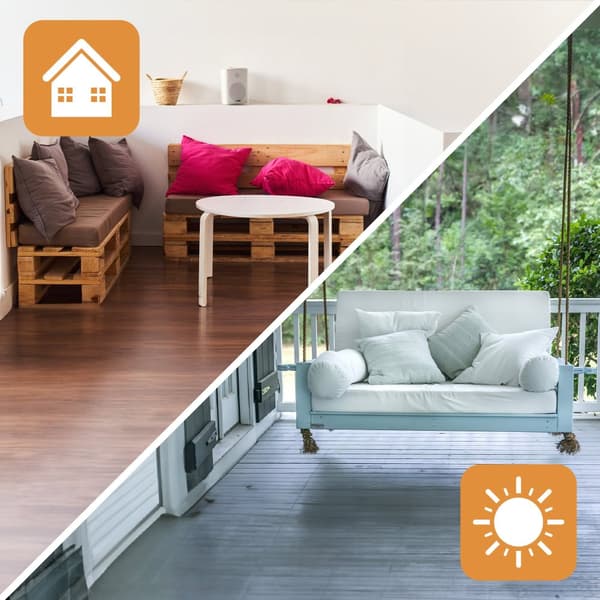 Skumbræt, pallepude 120x80, kilepude, gulvmadras - Ideel til pallemøbler &amp; seng Oeko-Tex certifikat