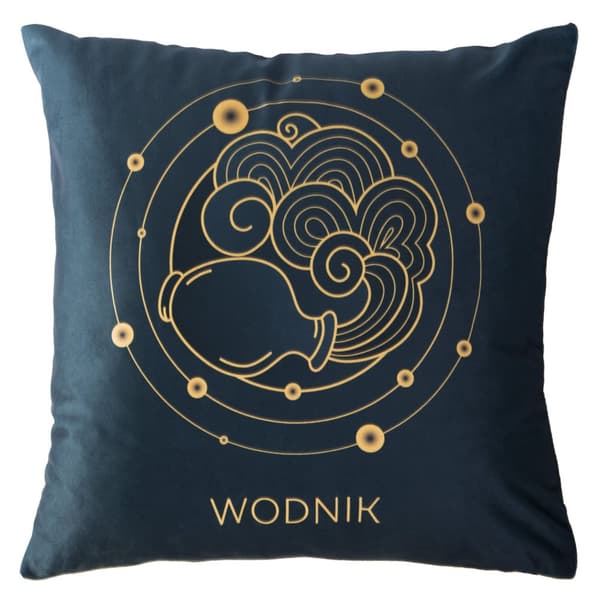 Koristeellinen tyynyliina ZODIAC/AQUARIUS/40x40 (tarjous)