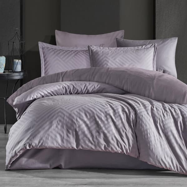 Bomuld jacquard satin sengetøj (P) TULA 2/160x200 JACQUARD (kampagne)