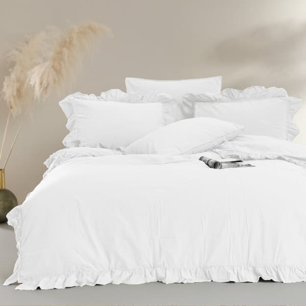 Puuvillaiset vuodevaatteet OPTIC WHITE/220X200(P) KIVIPESU