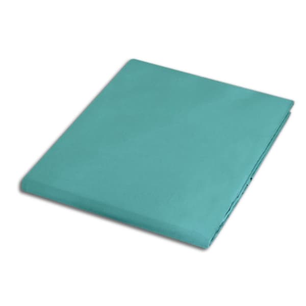 Bomuld satin lagen, mørk turkis, 042/200x220