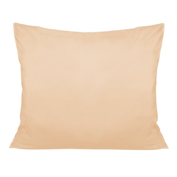 Pudebetræk satin bomuld lys beige 044/50x60.