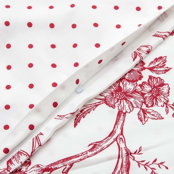Puuvillasatiini vuodevaatteet (P) ROSE BLANC/220x200 LUXURY