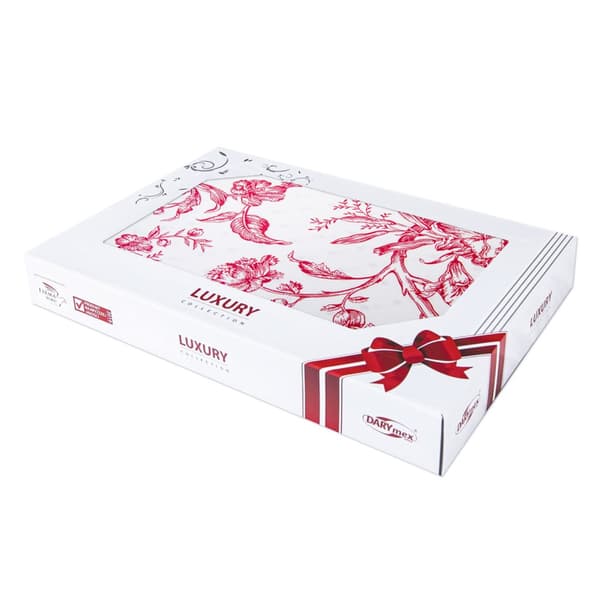 Puuvillasatiini vuodevaatteet (P) ROSE BLANC/220x200 LUXURY