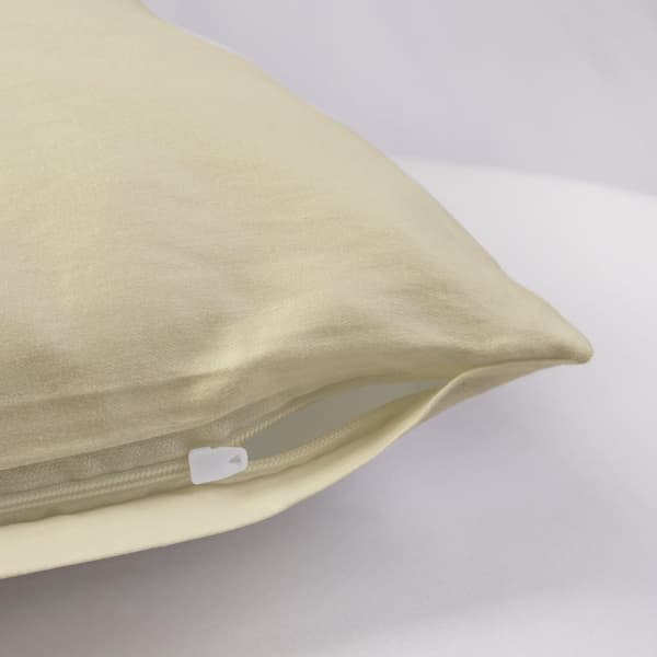 Pudebetræk satin bomuldscreme 155/70x80.