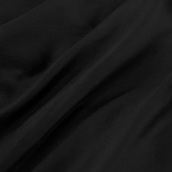 Bomuld satin sengetøj SORT 04000966/140x200+1 stk.70x80