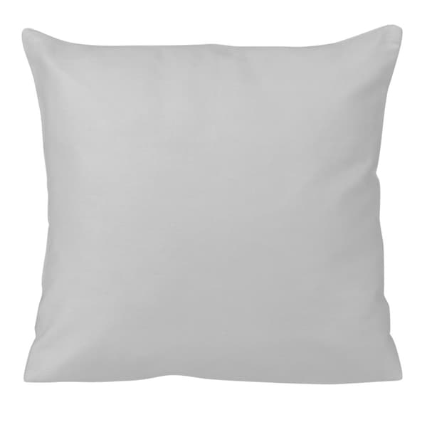 Pudebetræk satin bomuld grå 024/40x40.
