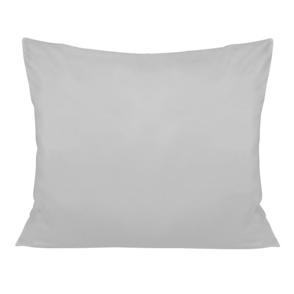 Pudebetræk satin bomuld grå 024/50x60.