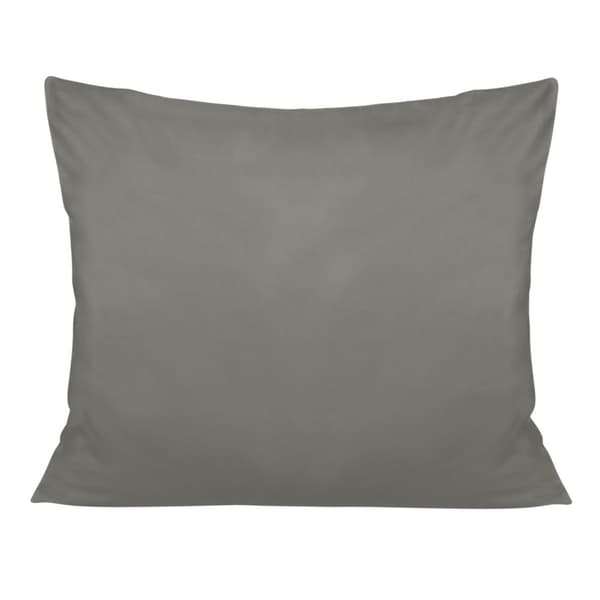 Örngott i bomullsatin, grått 037/70x80.