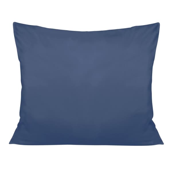 Bomuld satin pudebetræk kornblomst blå 011/50x60.
