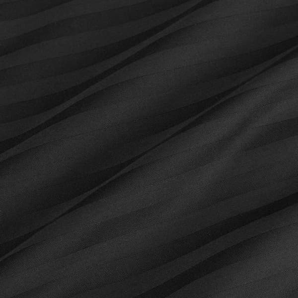 Sängkläder i bomull satin CIZGILI SVART/160x200 EXKLUSIVT