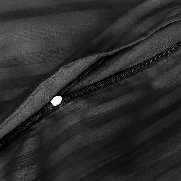 Sängkläder i bomull satin CIZGILI SVART/160x200 EXKLUSIVT