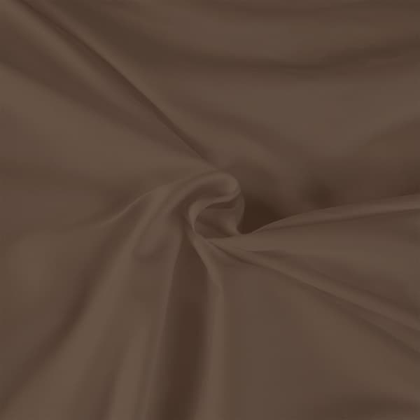 Sängkläder i bomull satin MÖRK BEIGE 041/200x220