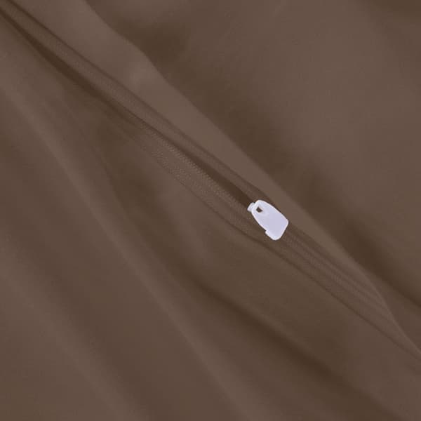 Sängkläder i bomull satin MÖRK BEIGE 041/200x220