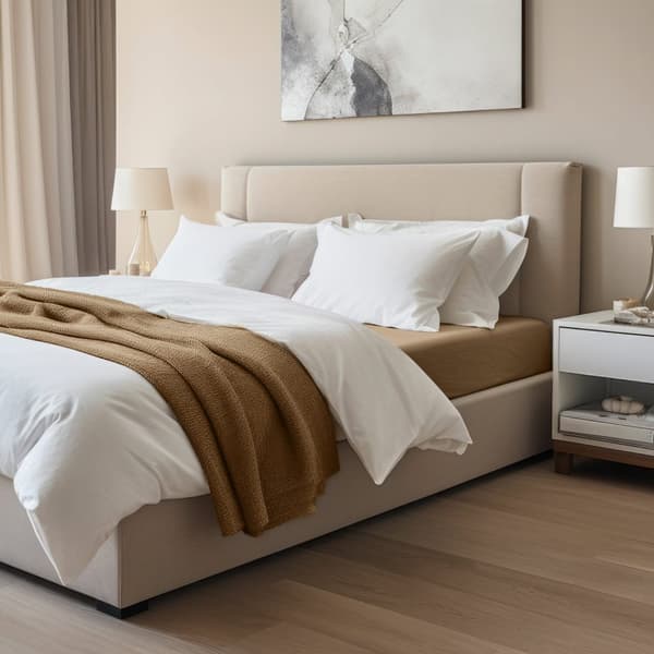 Jersey elastan lagen med elastik 54 BRAUN/BRUN/90x200x30