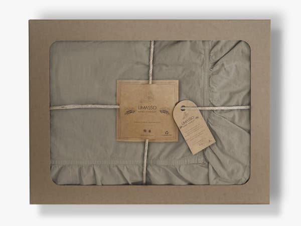 Puuvillaiset vuodevaatteet OXFORDTAN/220X200(P) KIVIPESU