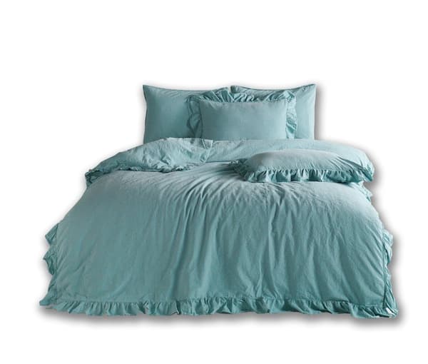 Puuvillaiset vuodevaatteet MINERAL BLUE/160x200(P) KIVIPESU