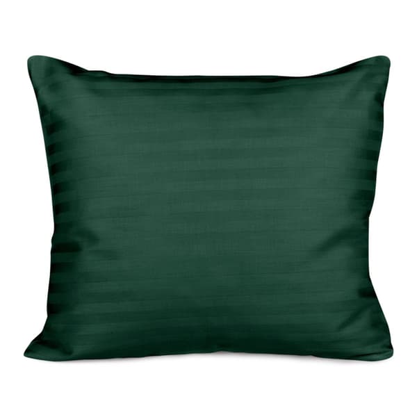Bomuld satin pudebetræk CIZGILI MØRKEGRØN/50x60.